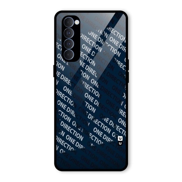 Blue Way Glass Back Case for Oppo Reno4 Pro