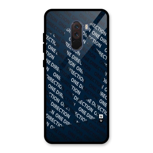 Blue Way Glass Back Case for Poco F1