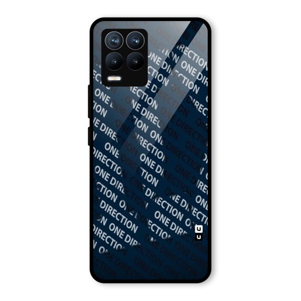 Blue Way Glass Back Case for Realme 8