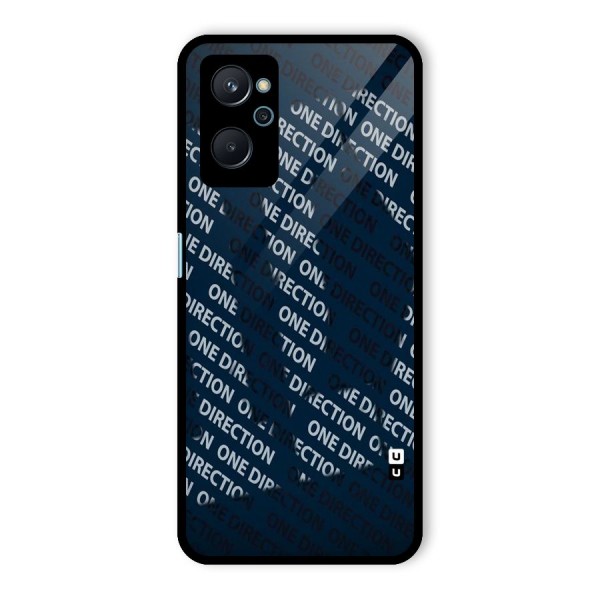 Blue Way Glass Back Case for Realme 9i