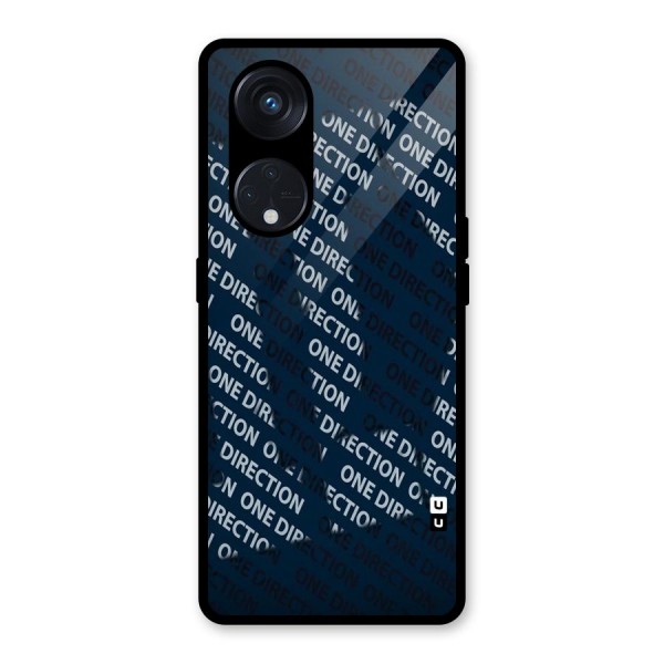 Blue Way Glass Back Case for Reno8 T 5G