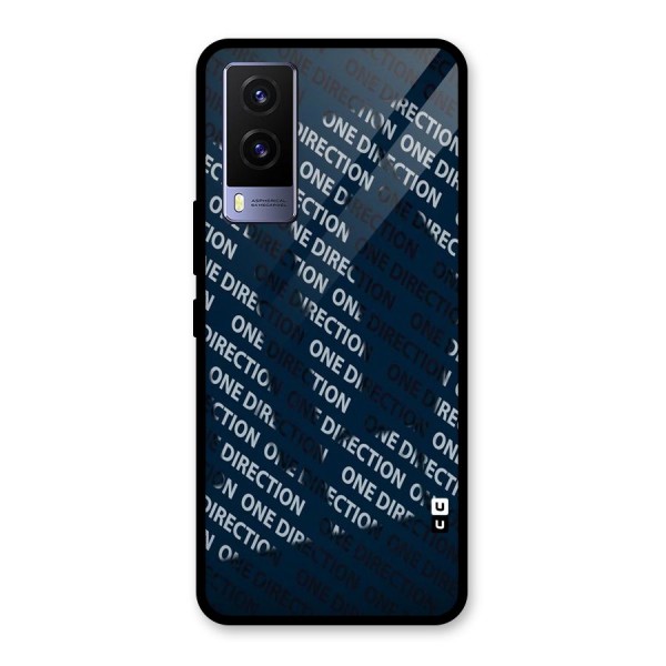 Blue Way Glass Back Case for Vivo V21e 5G