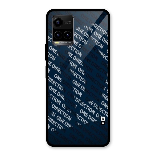 Blue Way Glass Back Case for Vivo Y21G