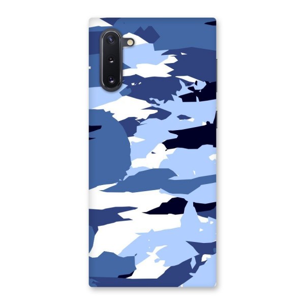 Blue White Canvas Back Case for Galaxy Note 10