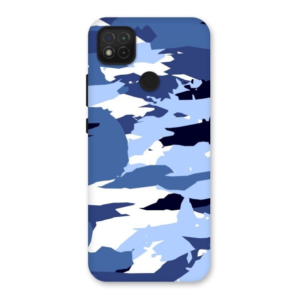 Blue White Canvas Back Case for Redmi 9C