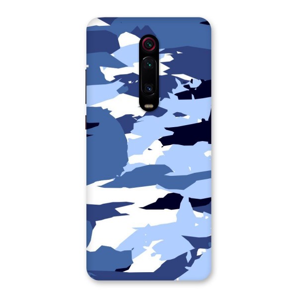 Blue White Canvas Back Case for Redmi K20 Pro