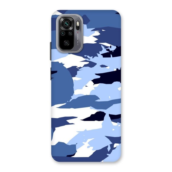 Blue White Canvas Back Case for Redmi Note 10