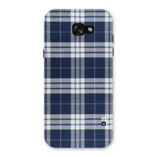 Blue White Check Back Case for Galaxy A7 (2017)