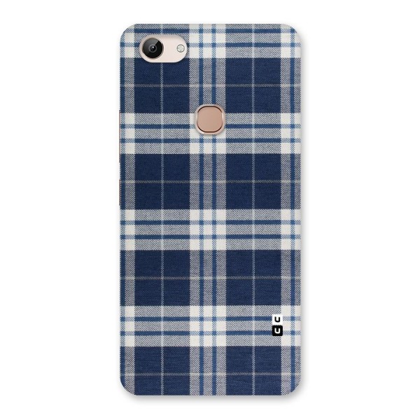 Blue White Check Back Case for Vivo Y83