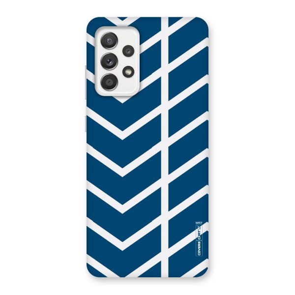 Blue White Pattern Back Case for Galaxy A52