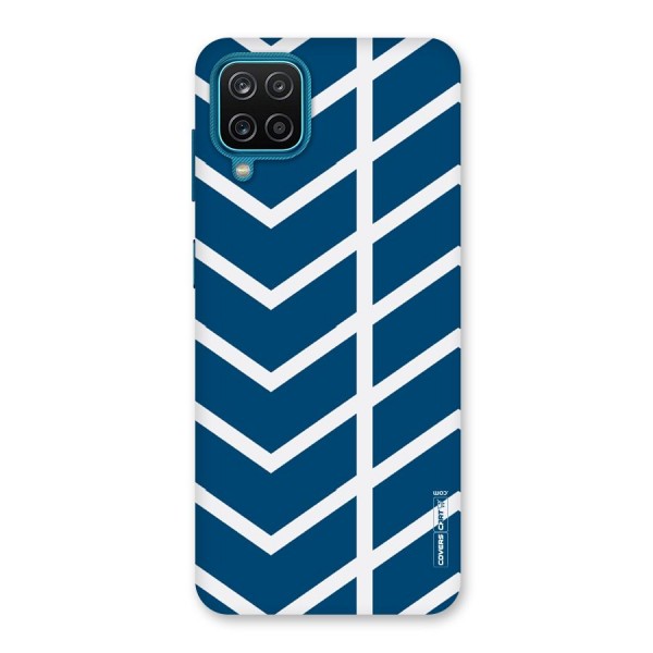 Blue White Pattern Back Case for Galaxy F12