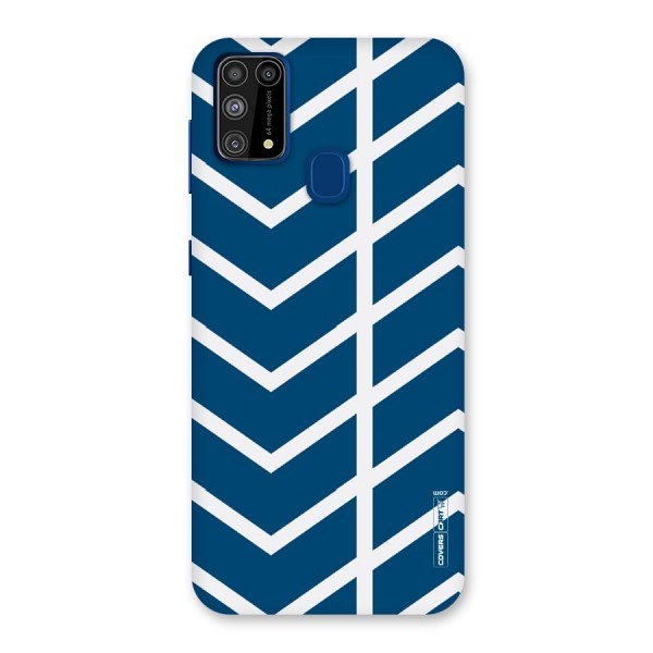 Blue White Pattern Back Case for Galaxy F41