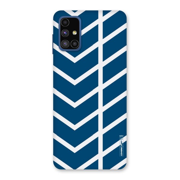 Blue White Pattern Back Case for Galaxy M51