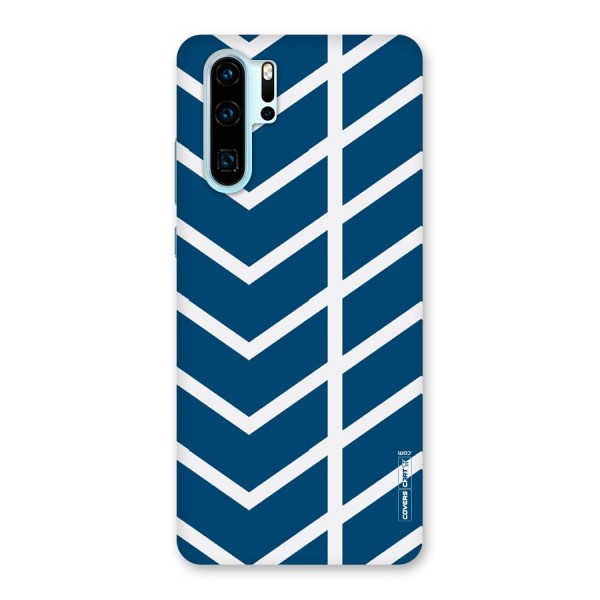 Blue White Pattern Back Case for Huawei P30 Pro