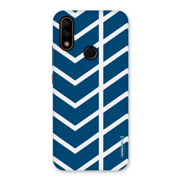 Blue White Pattern Back Case for Lenovo A6 Note