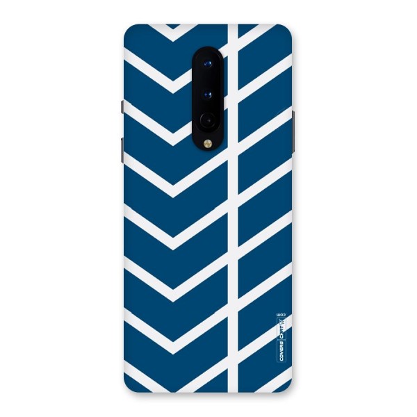 Blue White Pattern Back Case for OnePlus 8