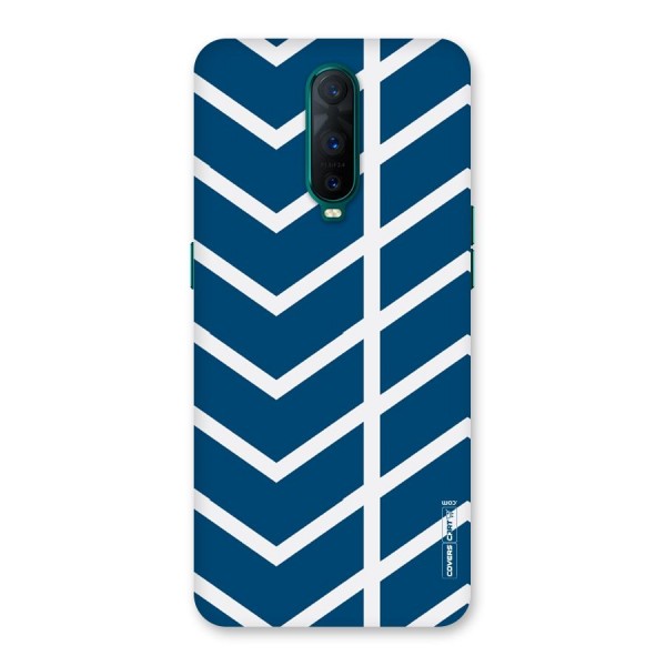 Blue White Pattern Back Case for Oppo R17 Pro