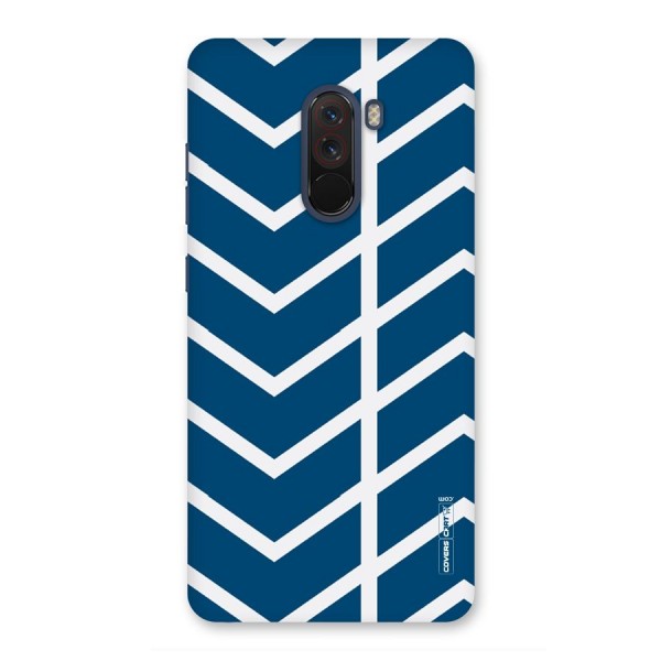 Blue White Pattern Back Case for Poco F1