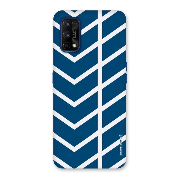 Blue White Pattern Back Case for Realme 7 Pro