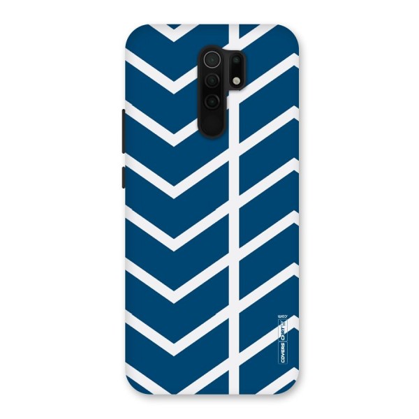 Blue White Pattern Back Case for Redmi 9 Prime