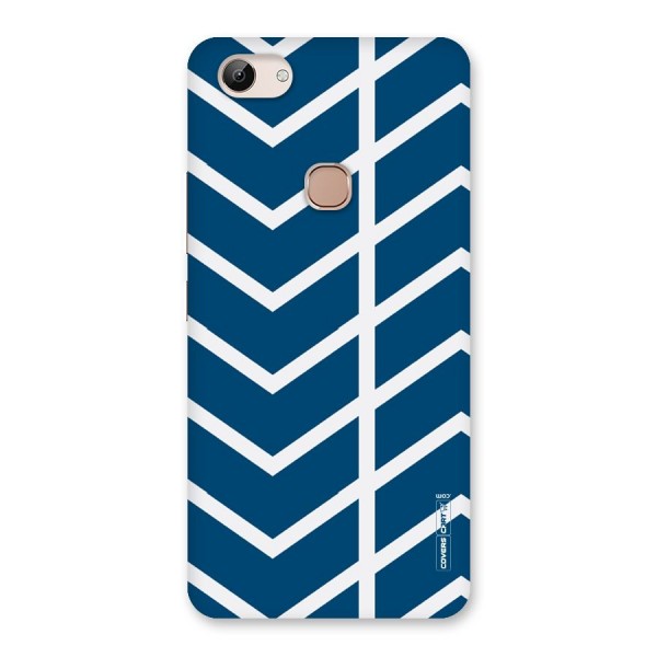 Blue White Pattern Back Case for Vivo Y83