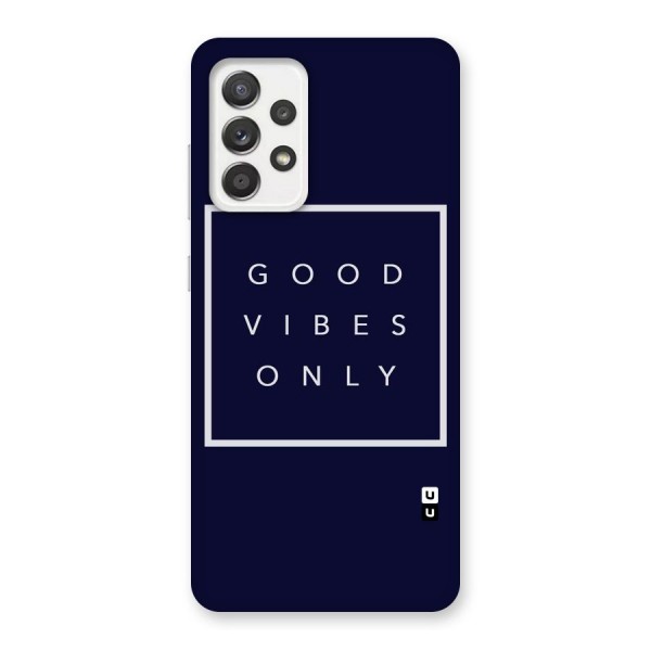 Blue White Vibes Back Case for Galaxy A52