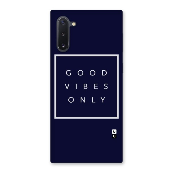 Blue White Vibes Back Case for Galaxy Note 10