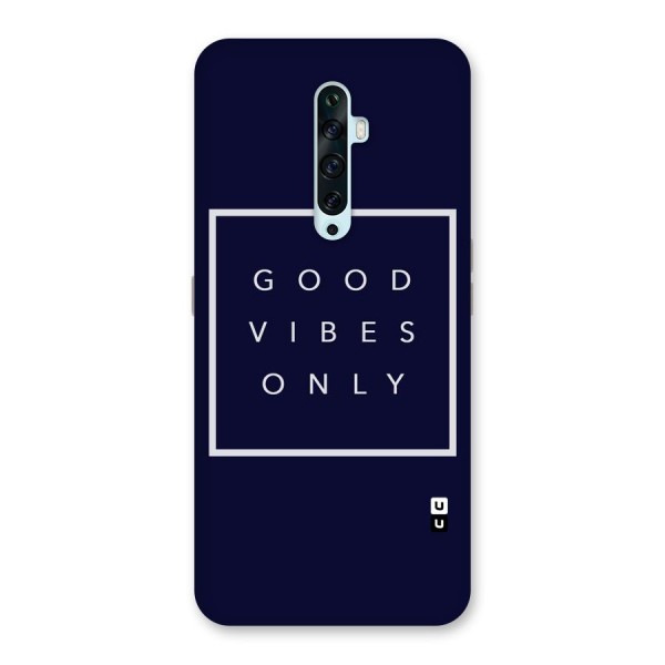 Blue White Vibes Back Case for Oppo Reno2 Z