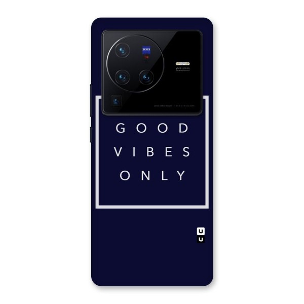 Blue White Vibes Back Case for Vivo X80 Pro