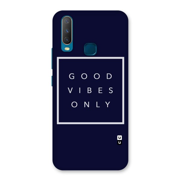 Blue White Vibes Back Case for Vivo Y17