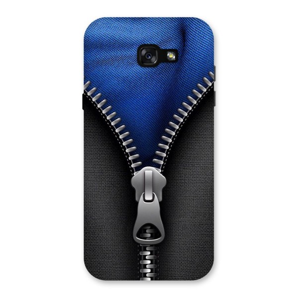 Blue Zipper Back Case for Galaxy A7 (2017)