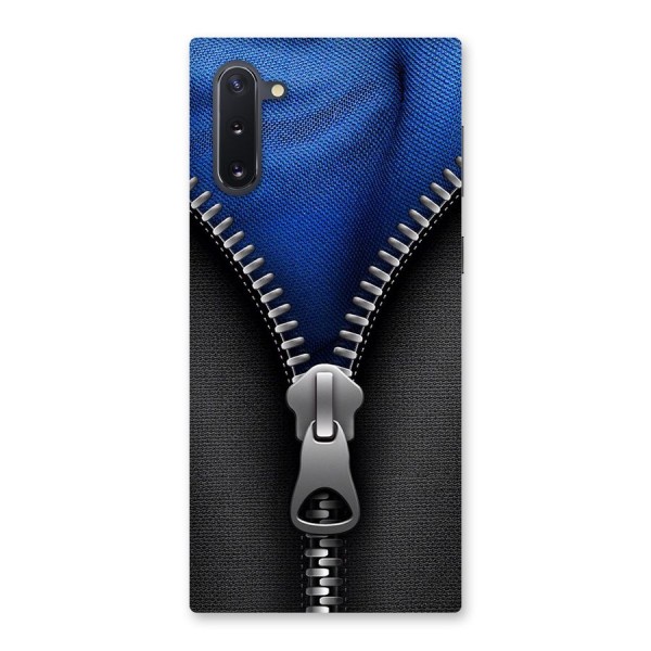 Blue Zipper Back Case for Galaxy Note 10