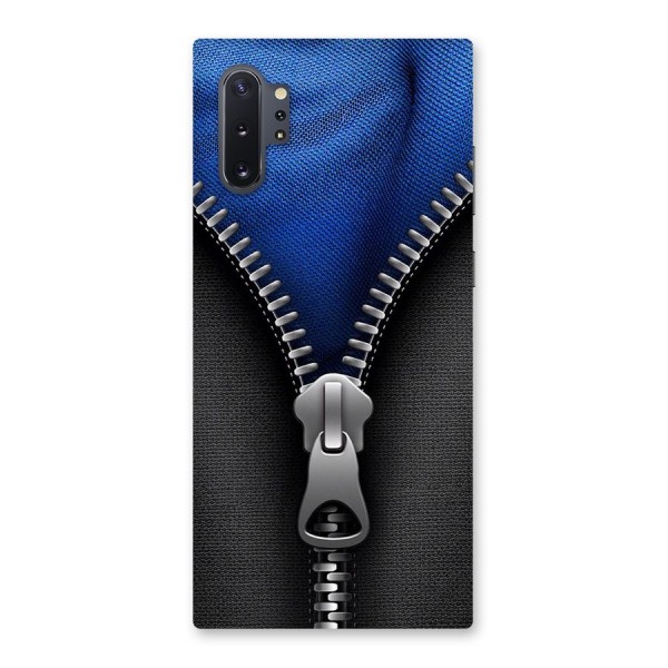 Blue Zipper Back Case for Galaxy Note 10 Plus