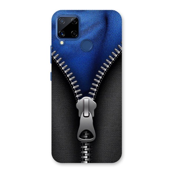 Blue Zipper Back Case for Realme C12