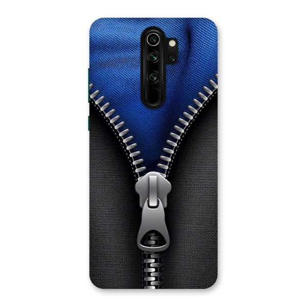 Blue Zipper Back Case for Redmi Note 8 Pro