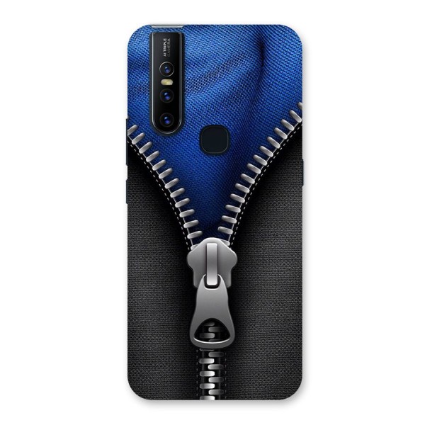 Blue Zipper Back Case for Vivo V15