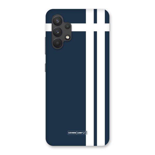 Blue and White Back Case for Galaxy A32