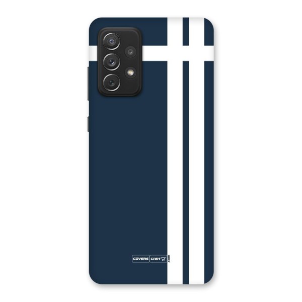 Blue and White Back Case for Galaxy A72