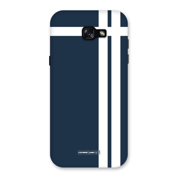 Blue and White Back Case for Galaxy A7 (2017)