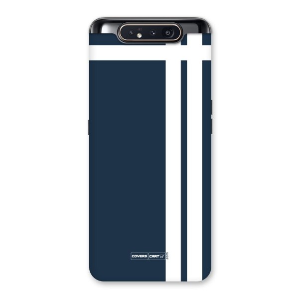 Blue and White Back Case for Galaxy A80