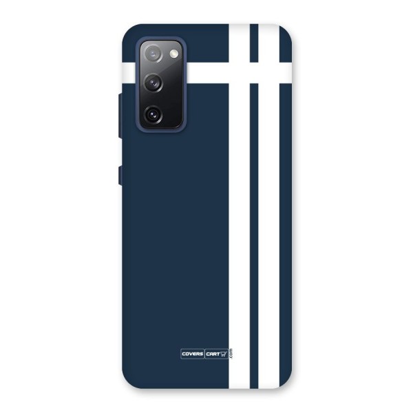 Blue and White Back Case for Galaxy S20 FE