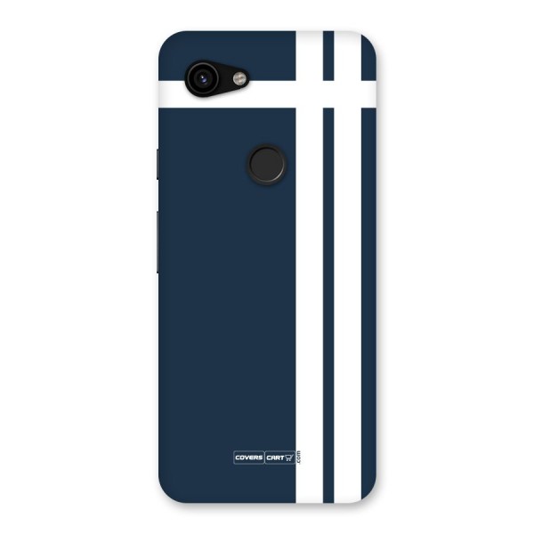 Blue and White Back Case for Google Pixel 3a