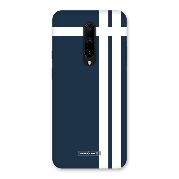 Blue and White Back Case for OnePlus 7 Pro