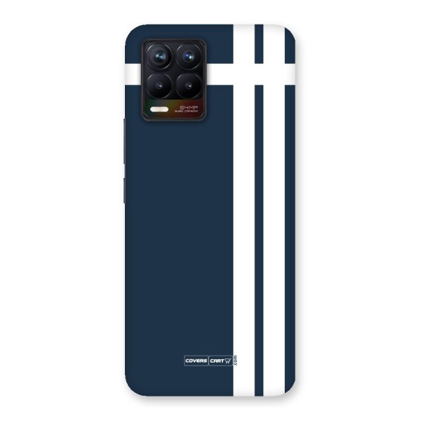 Blue and White Back Case for Realme 8