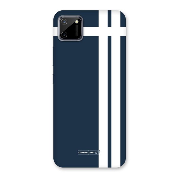 Blue and White Back Case for Realme C11