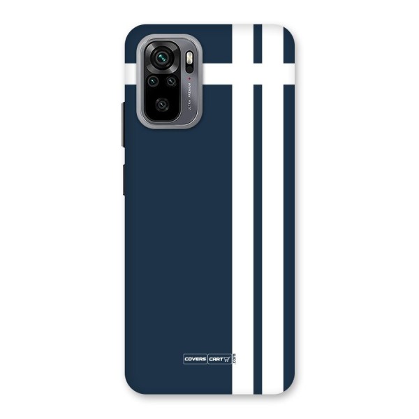 Blue and White Back Case for Redmi Note 10