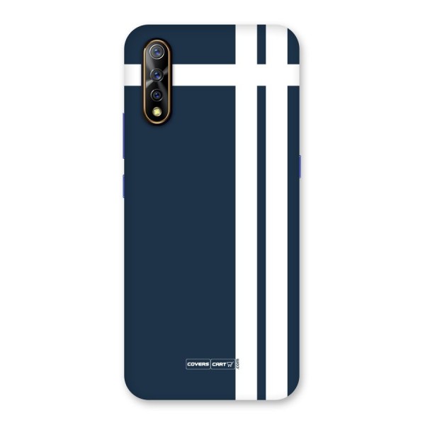 Blue and White Back Case for Vivo Z1x