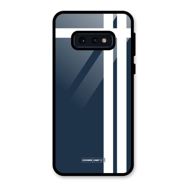 Blue and White Glass Back Case for Galaxy S10e