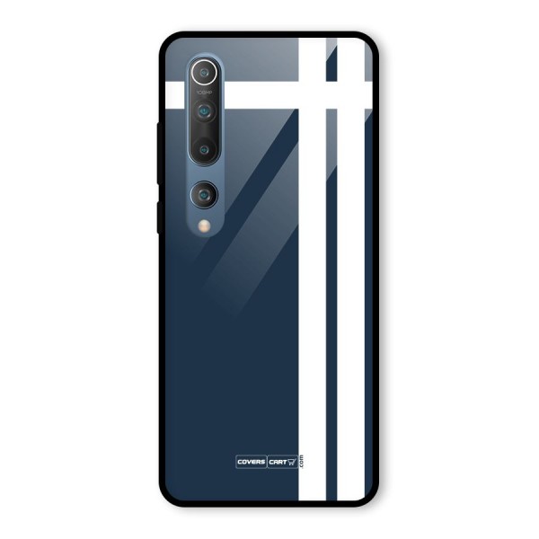 Blue and White Glass Back Case for Mi 10