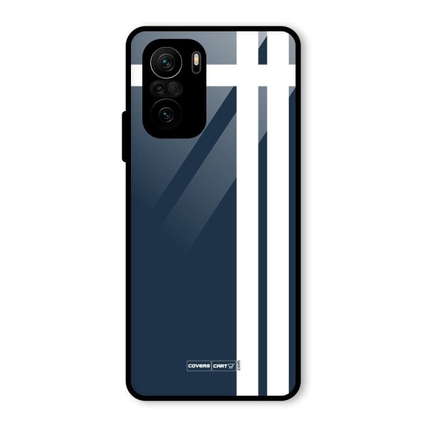 Blue and White Glass Back Case for Mi 11x